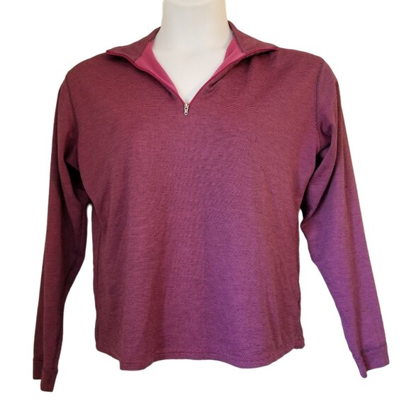 Patagonia Tops - Patagonia L Pink Pullover Top Shirt Mock Turtleneck Capilene Long Sleeve
